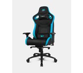 DRIFT DR600BL silla para videojuegos Butaca para jugar Asiento acolchado Negro, Azul