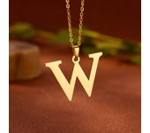 Stainless Steel A-Z Alphabet Necklace For Women Gold Color Punk 26 Letter Pendant Choker Necklace Party Aesthetic Jewelry 2024