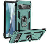 For Google Pixel 8 7 6 Pro Case Shockproof Car Magnetic Ring Stand Protective Back Cover For Pixel 3A 4A 5A 6A 7A Phone Cases