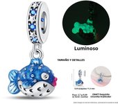 Original Charms 925 Silver Luminous Secret Elk & Green Apple Charm Fits Pandora Original Bracelet For Women Diy Jewelry Gift New