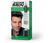 JUST FOR MEN Colorante en Champú Negro H-55 (30ml) ✅ Entrega 24/72h