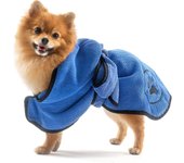 Albornoz para Perros Azul para todas las razas-se Seca después de Nadar o bañarse al Aire Libre y en casa XL