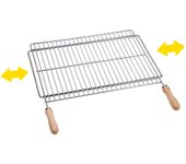 Sauvic Parrilla Barbacoa Extensible 60x40cm Acero Zincado