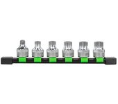 JBM 51409 SET DE 6 PIEZAS DE 1/2" PUNTA 12 CANTOS INVIOLABLE / PUNTA XZN
