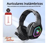 ONIKUMA B100 Headphone  or Sticker 2.4GHz Ultra-Low Latency Gaming Headset Wireless Headphone Noise Cancelling Headphones