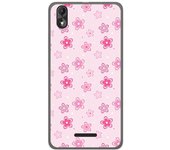 Tumundosmartphone Funda Gel Tpu para Wiko Lenny4 Plus Diseño Flores Dibujos
