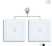 2way 3way 1gang Touch Switch Wall Light Switches No Neutral Wire 240V No Wifi For Staircase Bedside Switches Bedroom