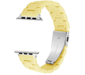 Candy Colored Resin Strap for Apple Watch 49mm 45mm 44mm 42mm 41mm 40mm 38mm Compatible with iWatch Series 9 8 7 se 6 5 3 Ultra