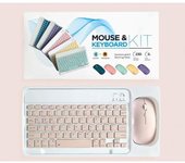 Wireless Bluetooth Keyboard and Mouse Spanish for IOS Android Windows Tablet iPad Air Mini Pro