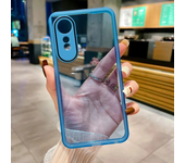 Lens Film Transparent Case for OPPO A98 A9 2020 A79 A15 A96 A60 A76 A53S A55 A52 A54 Reno 8T 7 Anti Bump Cover
