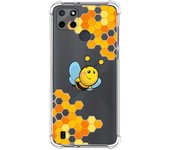 Funda Silicona Antigolpes para Realme C21Y / C25Y diseño Abeja Dibujos
