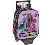 Mochila con Carro Monster High "Creep" 22X27X10Cm (Safta 612398280)