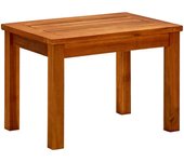 Mesa de centro de jardín madera maciza de acacia 50x35x36 cm