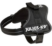 Arnés Julius-K9 Power, Mini-Mini/S, 40–53 cm/22 mm, Negro