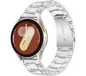 20mm Clear Strap For Samsung Galaxy Watch 7 6 5 40/44mm Women Bracelet For Galaxy Watch 4 5 6 43/47mm Band Transparent Wristband
