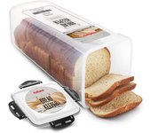 Bread Container Plastic Bread Box Bread Keeper with Airtight Lid Bread Storage Loaf Container Airtight Loaf Bread Saver BPA Free