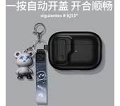 Protective Case For Airpods 4 Cover Luxury Earphone Cover Case For Apple Airpods4 Air Pods Pro Shockproof Sleve With Hook