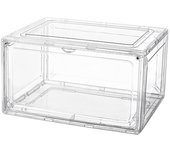 Magnetic Suction Sneaker Storage Box Transparent Basketball Shoes Shoe Box Collection Display Shoe Cabinet Clear