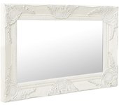 Espejo de maquillaje Barroco Blanco 60x40 cm