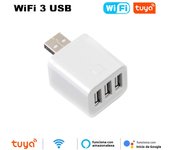 Tuya 5V WiFi/Zigbee Mini USB Power Adaptor Smart Home Micro 1 2 3 USB Adaptor Mobile Phone Charger Works With Alexa Google Alice