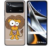 Funda Silicona para Xiaomi POCO X4 Pro 5G diseño Leon Dibujos