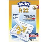 Swirl R 22 Bolsa para el polvo - Accesorio para aspiradora (Bolsa para el polvo, Color blanco, Rowenta, Alaska, Fakir)