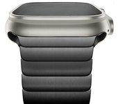 Luxury Titanium color Stainless Steel Strap For Apple Watch Band Ultra2 49mm 45mm 44mm 42mm 41mm 40mm Link IWatch 9 8 7 6 SE 5