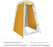 Westtune Portable Privacy Shower Tent Outdoor Waterproof  Changing Room Shelter for Camping Hiking Beach Toilet Shower Bathroom
