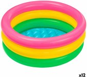 Piscina Hinchable para Niños Intex Sunset Glow Aros 28 L 61 x 22 x 61 cm (12 Unidades)