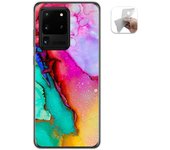 Tumundosmartphone Funda Gel Tpu para Samsung Galaxy S20 Ultra diseño Mármol 15 Dibujos