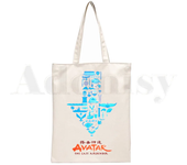 Avatar The Last Airbender Aang Appa Anime Badass Handbags Shoulder Bags Casual Shopping Girls Handbag Women Elegant Canvas Bag