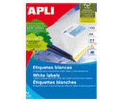 CAJA 100 HOJAS ETIQUETA BLANCA ILC 105X29 1299 APLI