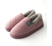 Zapatillas de casa peludas cálidas para hombre y mujer, zapatos de piso cómodos para dormitorio interior, toboganes de felpa de moda, talla grande, Invierno