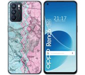 Funda Silicona para Oppo Reno 6 5G diseño Mármol 08 Dibujos