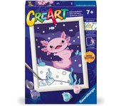 RAVENSBURGER PINTAR POR NUMEROS CREART SERIE E AXOLOTL CREART 16x22x4 Cms.