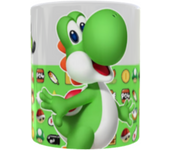 Taza Super Mario – Yoshi 🦖🌈 Stamina Desayuno Ideal Para regalo y Para Fans Juegos Games Videojuegos
