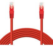 Ociodual Cable Ethernet Cat.6 de 25 CM Cable de Red UTP AWG24 Rojo 1Gbps 250MHz con Conector RJ45, Compatible con PC PS5 PS4 XBOX X/S TV BOX ROUTER Servidor NAS Cat.5 y Cat.5e