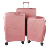 Maletas de Viaje 3 Piezas Rígidas 100% PP Ultrarresistentes con Cerradura TSA - Doble Rueda 20/24/28