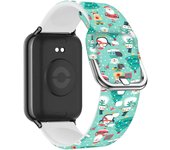Christmas Bracelet Silicone Strap for Xiaomi Mi Band 8 Pro Smart Watch Band Accessories for Redmi Watch 4 Replacement Watchband