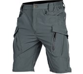 Men's Military Tactical Shorts Summer Outdoor Waterproof Casual Cargo Shorts Quick Dry Multi Pocket Elastic Work Trousers Male