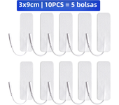 50/20/10 piezas de almohadillas de electrodos para estimulador muscular, parches de fisioterapia para acupuntura, almohadillas de gel conductor para masaje corporal para máquina Tens