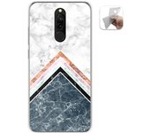 Tumundosmartphone Funda Gel Tpu para Xiaomi Redmi 8 diseño Mármol 05 Dibujos