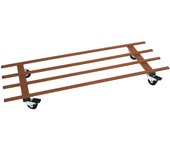 Rigatino - Carro para jardineras rectangular con Rueda