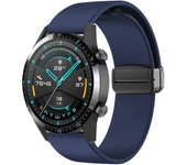 20mm 22mm Watch Strap For Samsung Galaxy watch 6/4/5 pro/classic/3/gear s3 Silicone Magnetic bracelet Huawei watch gt 4 2 3 band