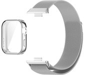 Metal Strap For Huawei Watch Fit 3 4 Band With TPU Case Screen Protector Milanese Magnetic Loop Watchband Fit 4 Pro Bracelet