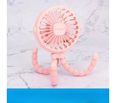Ventilador de mano para cochecito de bebé, Mini ventilador plegable pequeño sin aspas, recargable por USB, mesa silenciosa, Enfriador de cuello para exteriores