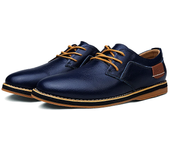 Genuine Leather Men Dress Shoes Oxfords Brogue Lace Up Italian Mens Casual Shoes Luxury Brand Moccasins Loafers Plus Size 38-48
