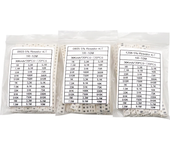 0402 0603 0805 1206 1210 2512 SMD Resistor Assorted Kit 10K 100K 1K 1R 100R 220R Resistance 1% 5%