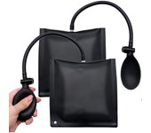 Cojín elevador, paquete de 2, bomba de aire inflable, cojín de TPU, accesorio para herramientas automáticas, cojines de aire, soportes para puertas, ventanas, muebles, refrigerador, verde, negro, 1516 cm