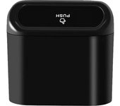 Contenedor de Basura Portátil de Plástico para Automóviles con Tapa - Mini Cubo de Basura Automotriz Ideal para Autos y Oficinas